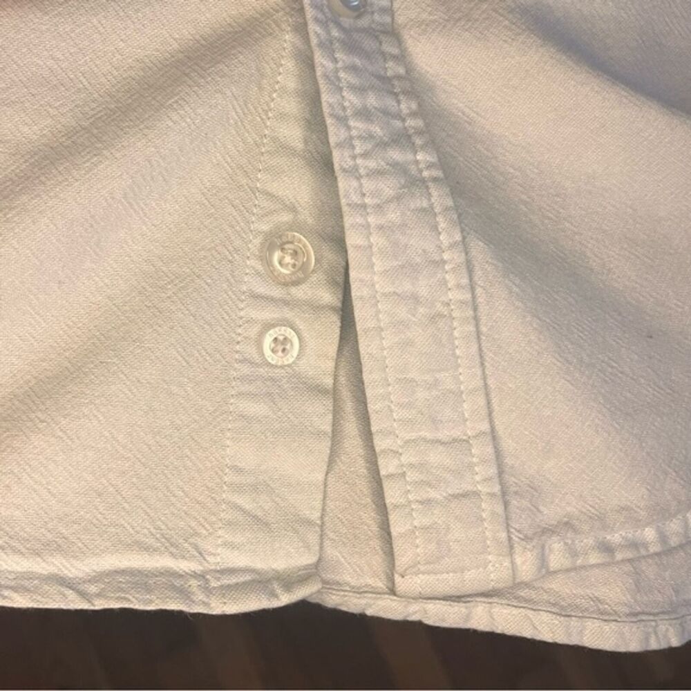 Haggar Light Blue Cotton Button Up Shirt Size Small - Picture 7 of 8